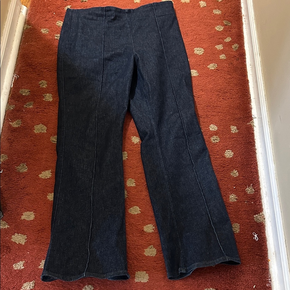 SPANX Dark Blue Flare Jeans